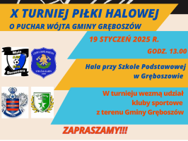 Plakat Turniej Piłki Halowej miniatura