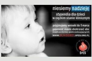 Program Pomocy Dzieciom stypendia dla dzieci w ciężkim stanie klinicznym