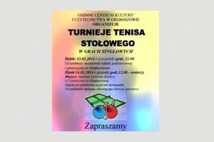 Gminne turnieje tenisa stołowego