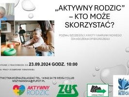 aktywny rodzic ZUS miniatura