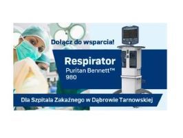 Zbiórka społeczna na respirator dla dąbrowskiego szpitala