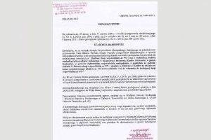 Obwieszczenie Starosty Dąbrowskiego znak: OŚR.6540.3.2019 z dnia 24.09.2019 r. o wszczęciu postępowania administracyjnego w sprawie zatwierdzenia Projektu robót geologicznych dla rozpoznania warunków geologiczno inżynierskich