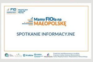 FIO MAŁOPOLSKA LOKALNIE - PÓŁNOC ZNANY KONKURS W NOWEJ FORMULE