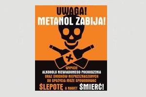 UWAGA! METANOL ZABIJA!
