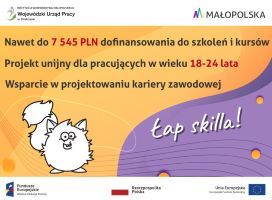 Komunikat o II turze rekrutacji do projektu pn. Łap skilla! Wojewódzkiego Urzędu Pracy w Krakowie