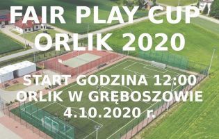 Turniej Fair Play Cup 2020 został przeniesiony na 4 października 2020 r. godz. 12.00