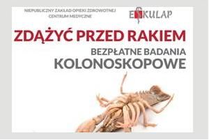 Zapraszamy na BEZPŁATNE badanie kolonoskopowe w ramach Programu Przesiewowego dla wczesnego wykrywania raka jelita grubego.
