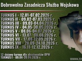 Plakat Dobrowolna Zasadnicza Służba Wwojskowa miniatura