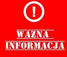 Ważna informacja