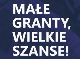 Plakat Konkurs „Równać Szanse - Małe Granty”