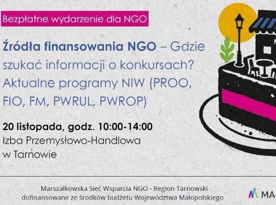 Plakat bezpłatne warsztaty miniatura