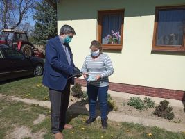 Maseczki dla mieszkańców gminy Gręboszów