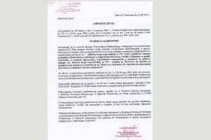 Obwieszczenie Starosty Dąbrowskiego znak: OŚR.6540.2.2019 z dnia 24.09.2019 r. o wszczęciu postępowania administracyjnego w sprawie zatwierdzenia Projektu robót geologicznych dla rozpoznania warunków geologiczno inżynierskich