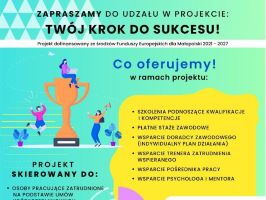 Plakat Twój Krok do sukcesu
