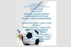 Turniej Piłki Nożnej Seniorów o Puchar Wójta Gminy Gręboszów