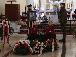 Zdjęcie z pogrzebu śp. gen. bryg. Zdzisława Baszaka