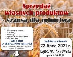 Bezpłatne szkolenie dla rolników!