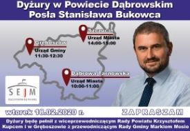 Dyżur Posła Stanisława Bukowca i samorządowców