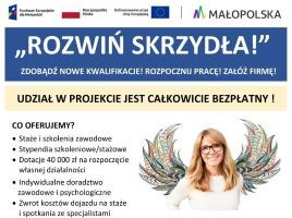 Plakat projektu Rozwiń SKRZYDŁA miniatura
