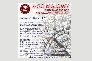 2-go Majowy Rajd na Orientację Dąbrowa Tarnowska 2017