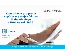 Konsultacje Programu Współpracy WM z NGO
