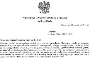 Życzenia z okazji Dnia Sołtysa