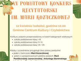 Konkurs Recytatorski miniatura
