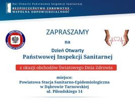 PLAKAT DZIEŃ OTWARTY PAŃSTWOWEJ INSPEKCJI SANITARNEJ MINIATURA