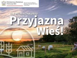 Plakat III edycja Konkursu Przyjazna wieś miniatura