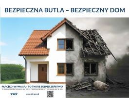 Plakat bezpieczna butla miniatura