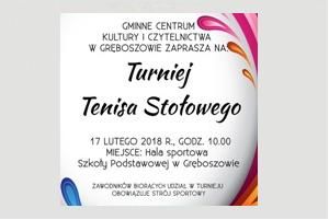 Zaproszenie na Turniej Tenisa Stołowego
