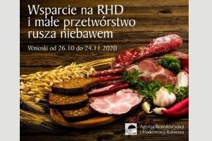 ARiMR: Dotacje na małe przetwórstwo i RHD
