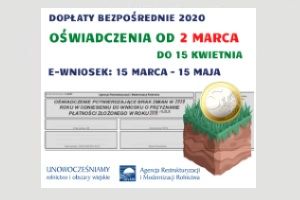 Po dopłaty z oświadczeniem zamiast eWniosku od 2 marca