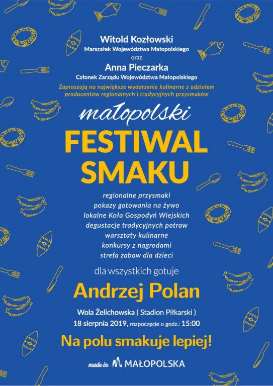 files/pliki/aktualnosci/2019/08sierpien/Malopolski Festiwal Smaku/Plakat festiwal smakow.jpg