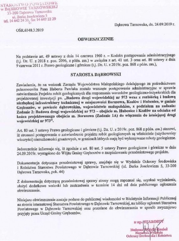 files/pliki/aktualnosci/2019/09wrzesien/Obwieszczenie Starosty Dabrowskiego/Obwieszczwnie.jpg