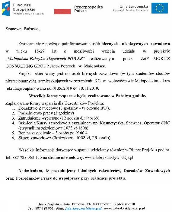 files/pliki/aktualnosci/2019/10pazdziernik/Malopolska Fabryka Aktywizacji POWER/Program Power.jpg