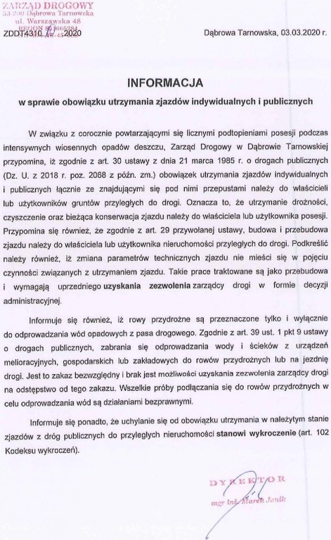 files/pliki/aktualnosci/2020/03marzec/Informacja Zarzadu Drogowego/Informacja.jpg