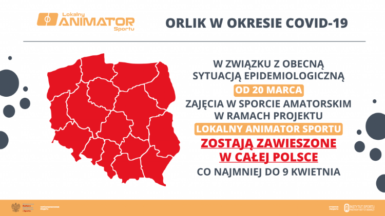 Zdjęcie zamknięcia orlików
