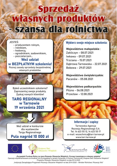 Sprzedaż własnych produktów – szansa dla rolnictwa