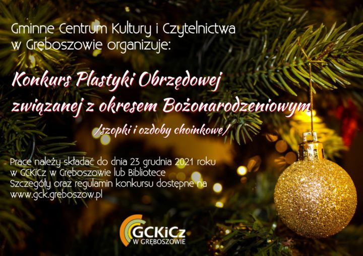 Konkurs Plastyki Obrzędowej związanej z okresem Bożonarodzeniowym