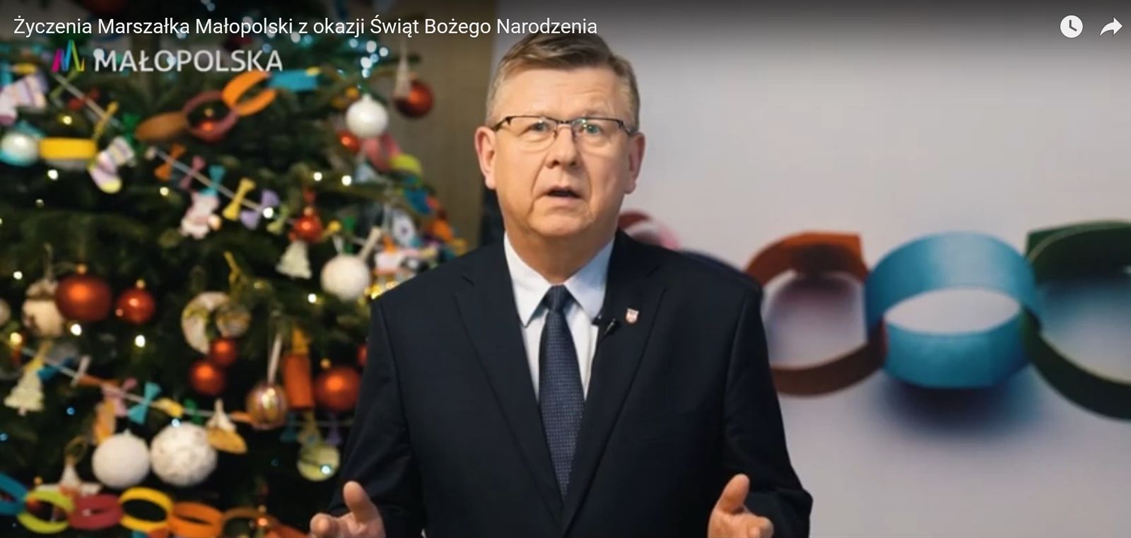 Życzenia Marszałka Małopolski z okazji Świąt Bożego Narodzenia