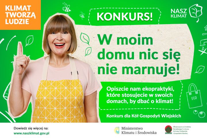Konkurs dla Kół Gospodyń Wiejskich - baner