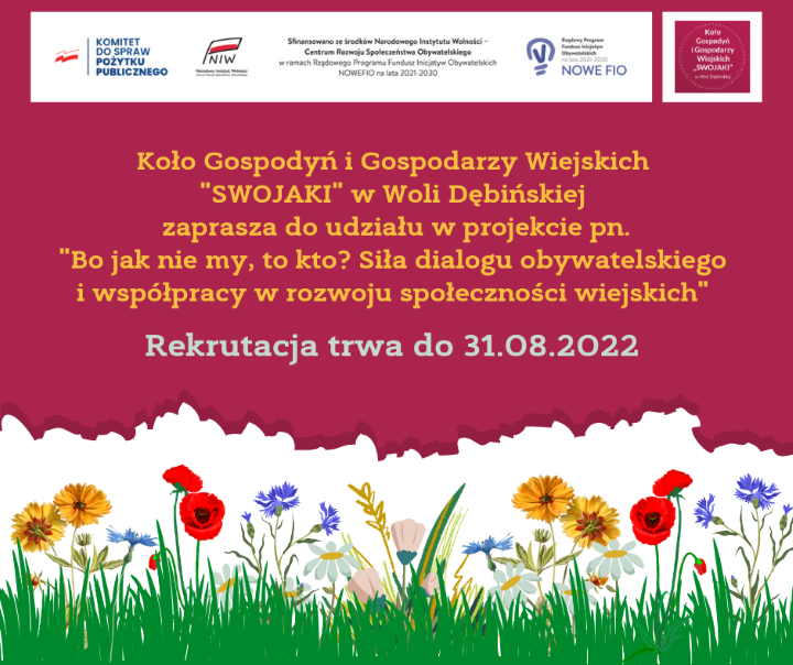 Rekrutacja KGW SWOJAKI Bo jak nie my to kto