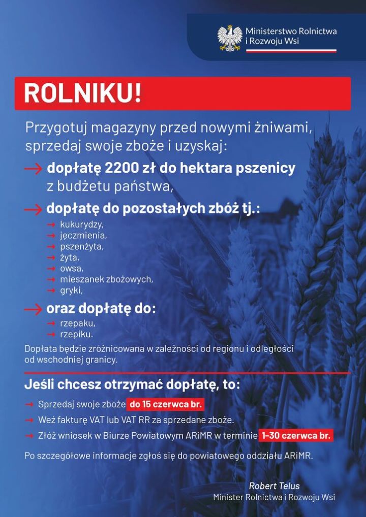 Plakat informacyjny