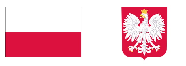 Flaga i godło Polski