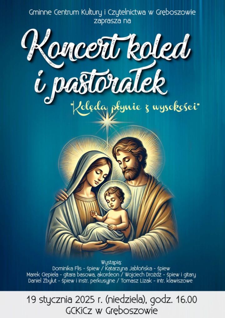 Plakat koncert-kolęd