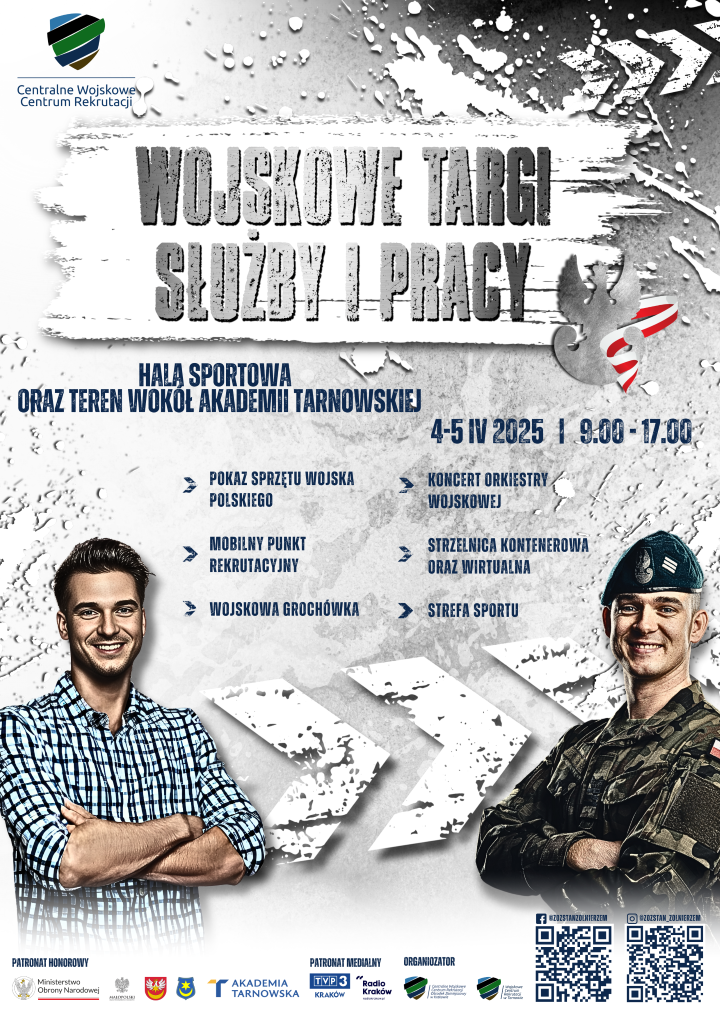 PLAKAT DRUGIE WOJSKOWE TARGI SŁUŻBY I PRACY 1