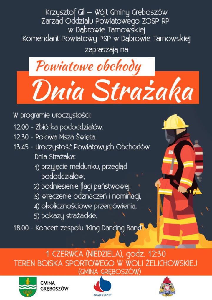 Plakat Dzień Strażaka