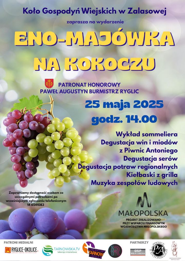 Zaproszenie na Eno-majówkę na Kokoczu