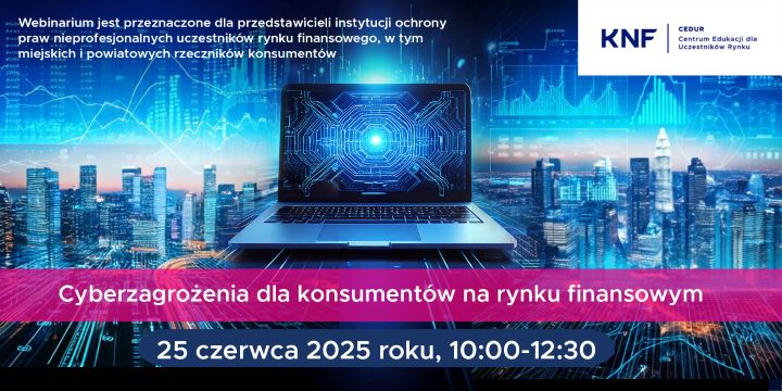 Plakat zaproszenie na webinarium CEDUR miniatura